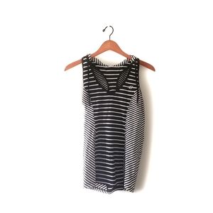 Lorna Jane Pumped Hooded Excel Tank Black & White